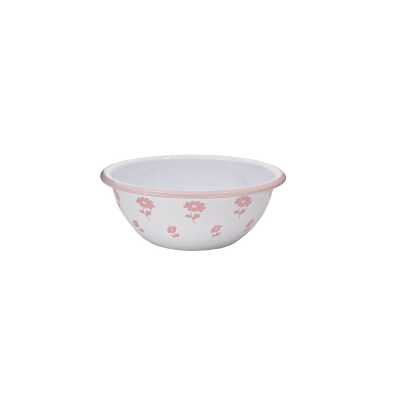 Crow Canyon Max Humphrey X CCH Flower Enamelware 20 oz Cereal Bowl