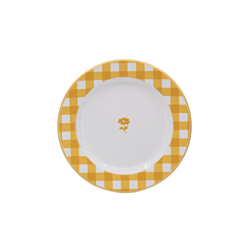 Crow Canyon Max Humphrey X CCH Gingham Enamelware Dinner Plate