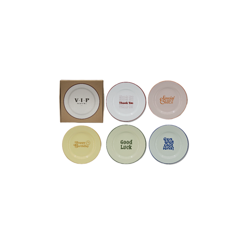 Crow Canyon Studio Tigress X CCH VIP Dinner Plates