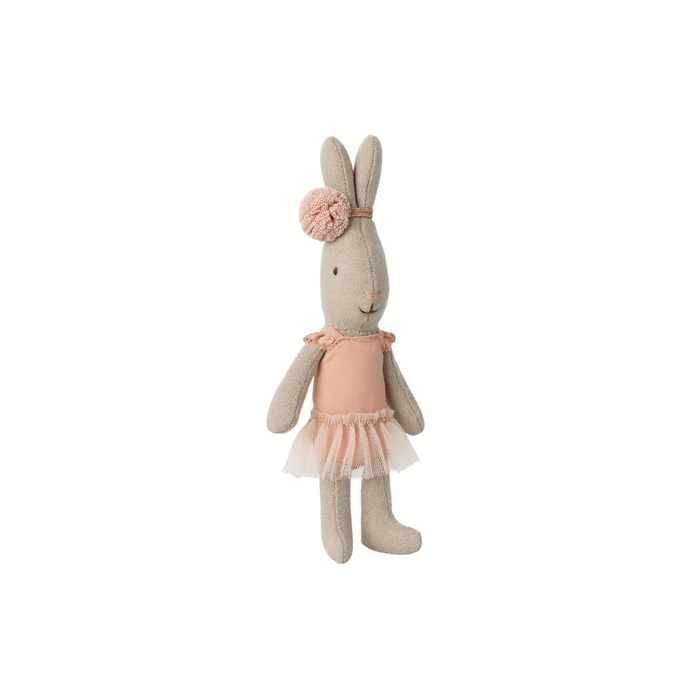 Maileg Rabbit, Micro - Ballet Suit and Skirt Rose