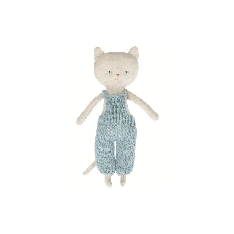 Maileg Kitten in Overalls - Blond