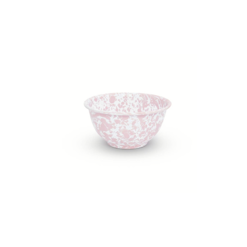 Crow Canyon Splatter Enamelware Small Footed Bowl