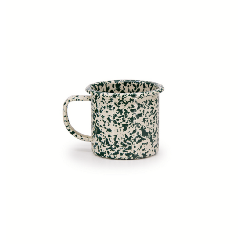 Crow Canyon Splatter Enamelware 12 oz Mug