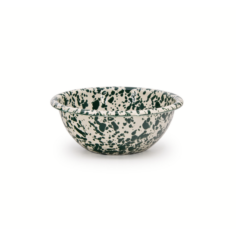 Crow Canyon Splatter Enamelware 20 oz Cereal Bowl
