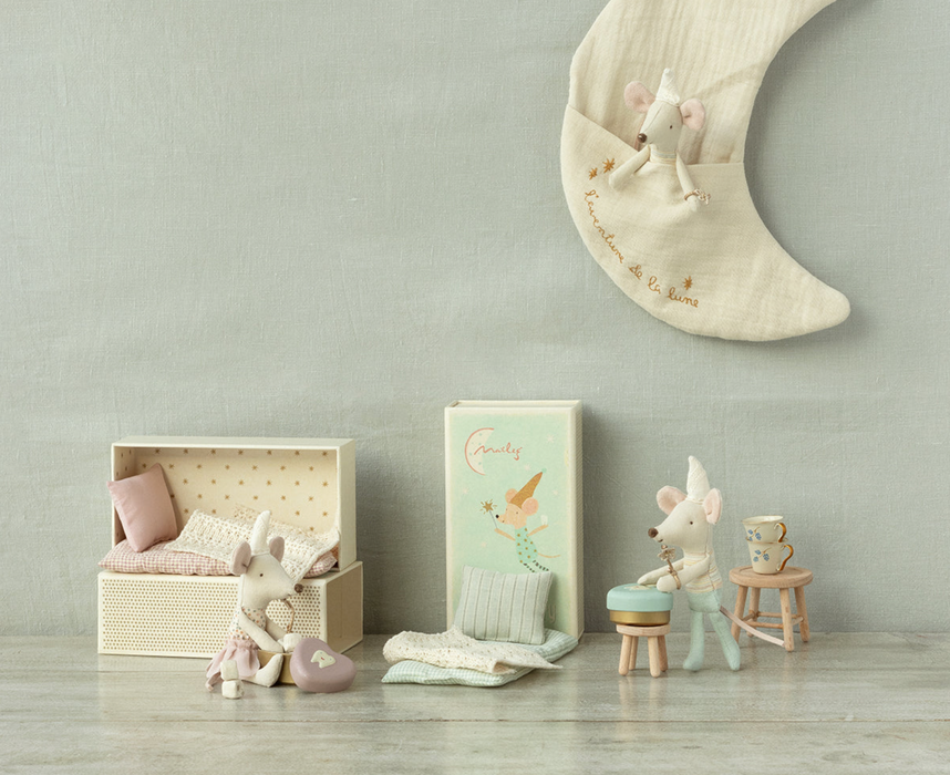 Maileg Tooth Fairy Mouse, Little Brother in Match Box