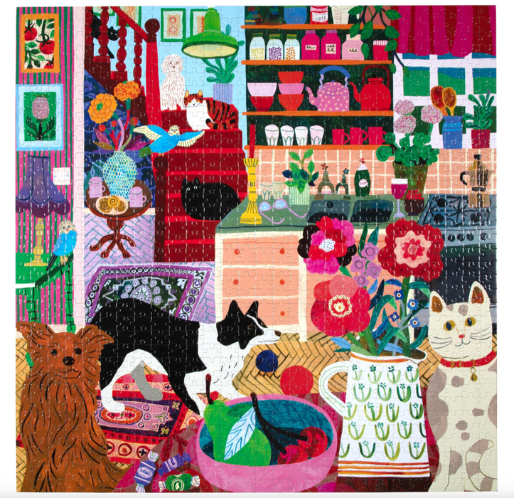 eeboo Pets in the Kitchen 1000 Piece Puzzle