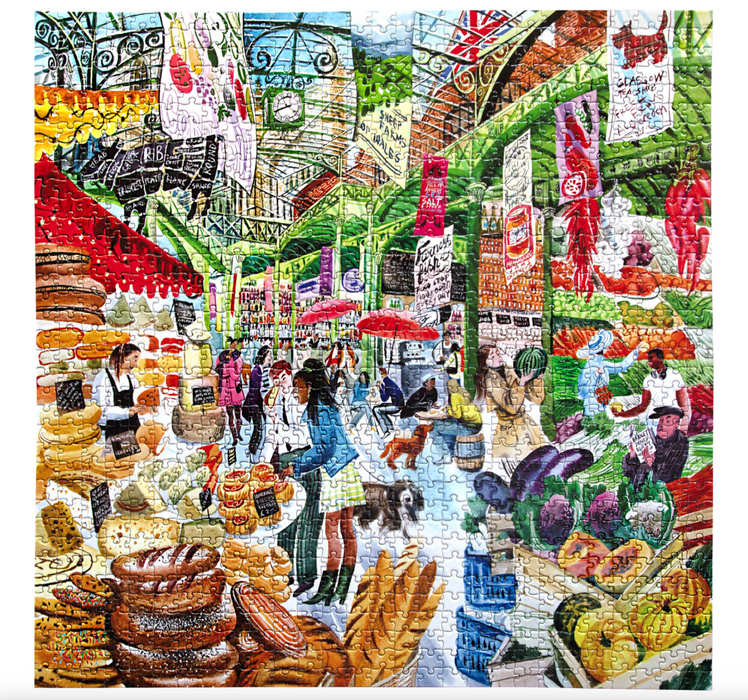 eeboo London Market 1000 Piece Puzzle