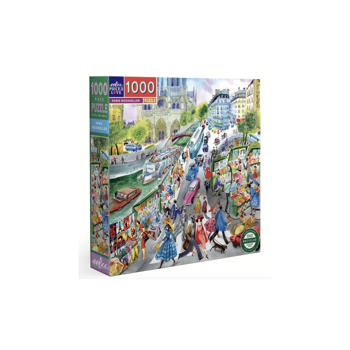 eeboo Paris Bookseller 1000 Piece Puzzle