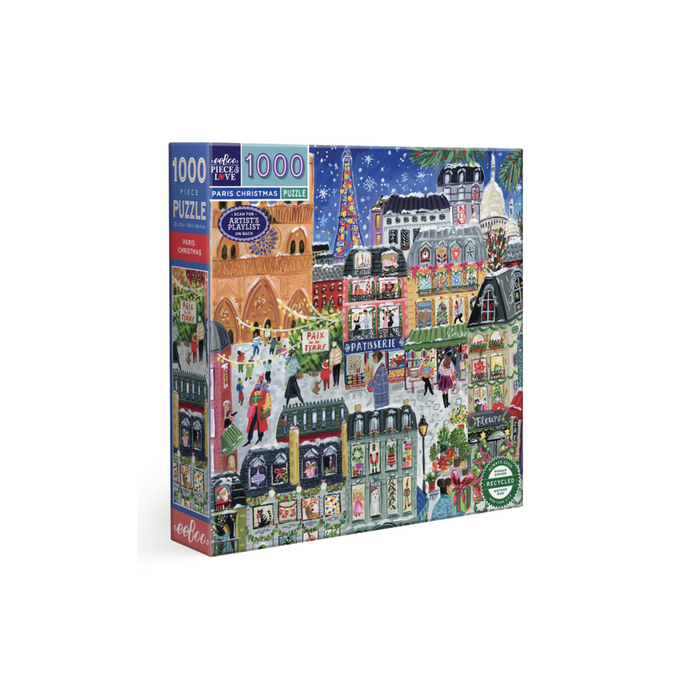 eeboo Paris Christmas 1000 Piece Puzzle