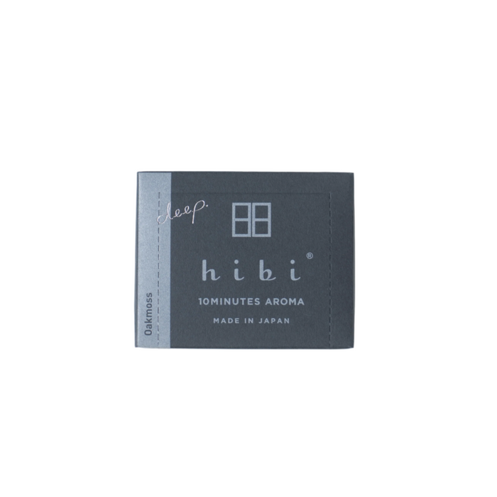 Hibi Box of 30 Oak Moss Incense Match
