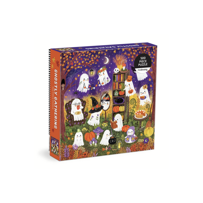 Mudpuppy Ghostly Gathering 500 Piece Family Puzzle