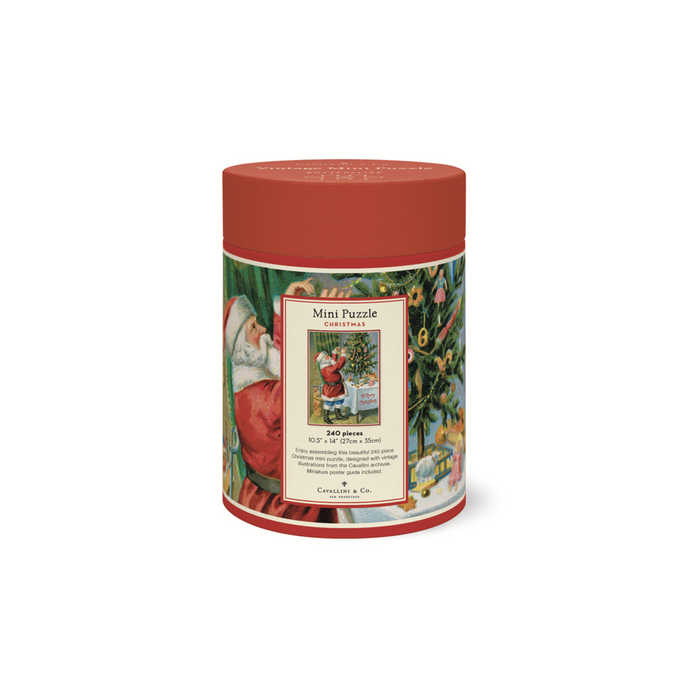 Cavallini & Co. Christmas Santa Mini Puzzle