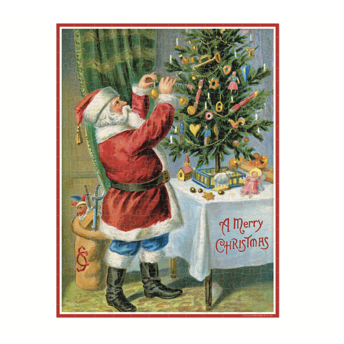 Cavallini & Co. Christmas Santa Mini Puzzle