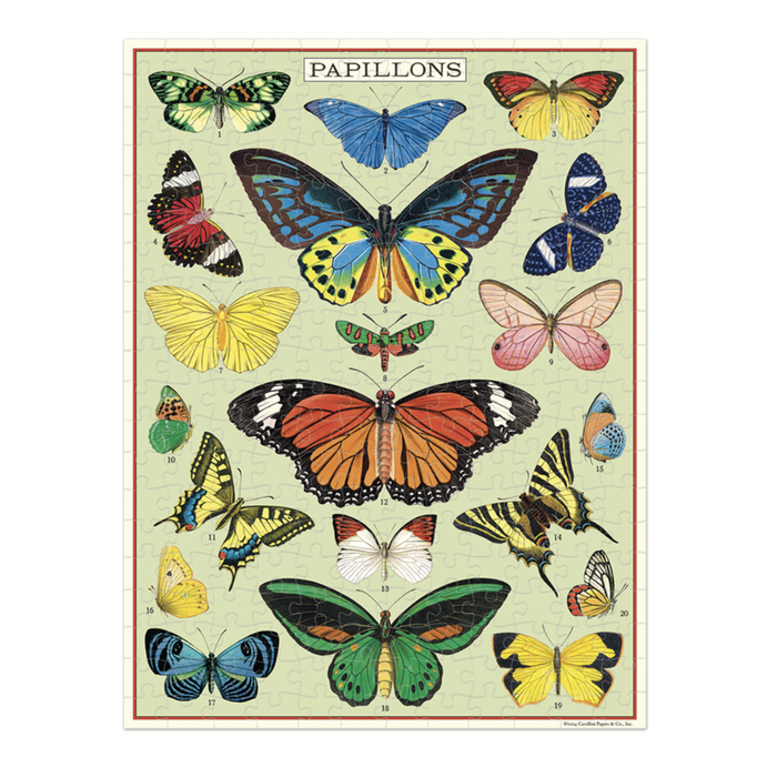 Cavallini & Co. Butterflies Mini Puzzle