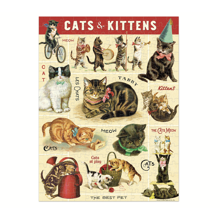 Cavallini & Co. Vintage Cats Mini Puzzle
