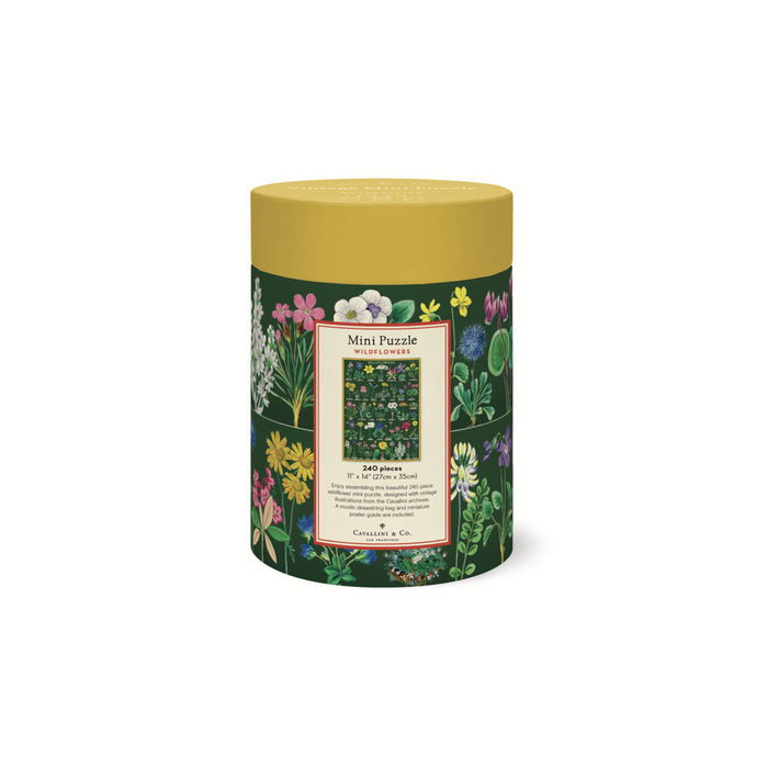 Cavallini & Co. Wildflowers Mini Puzzle