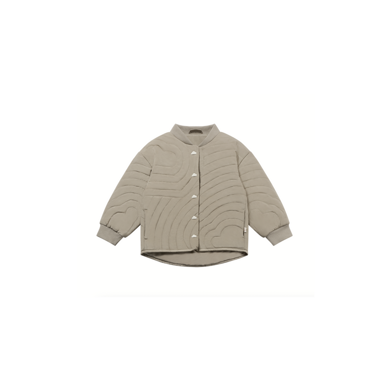 Petite Revery Recycled Nylon Taslon Quilted Cloud Jacket - Pine Wood