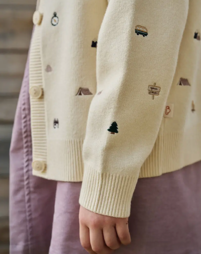 Petite Revery Cotton Knit Cardigan