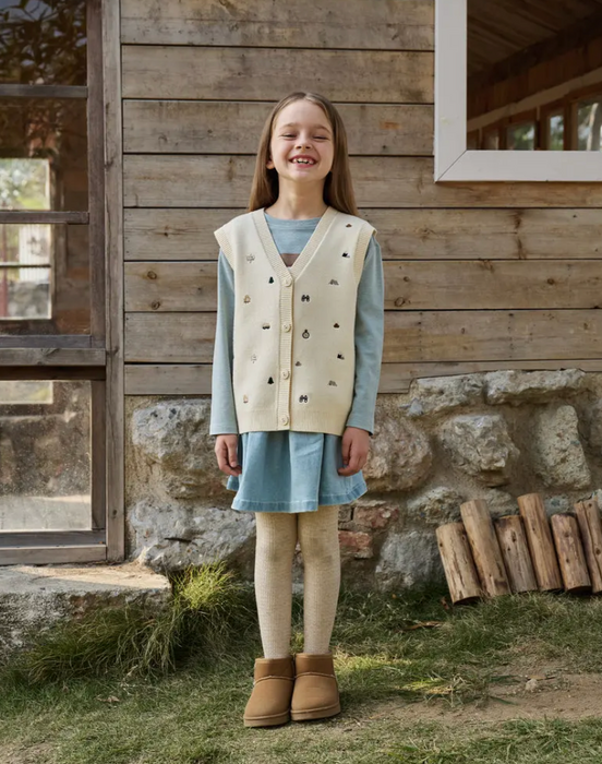 Petite Revery Cotton Knit Vest