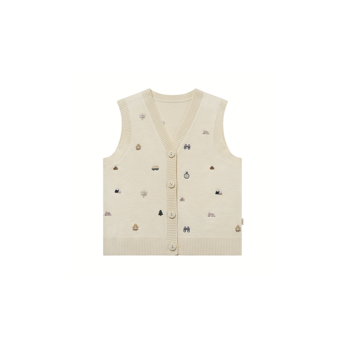Petite Revery Cotton Knit Vest
