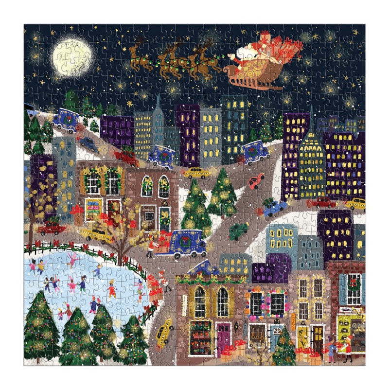 Galison: Presentville 500 Piece Foil Puzzle