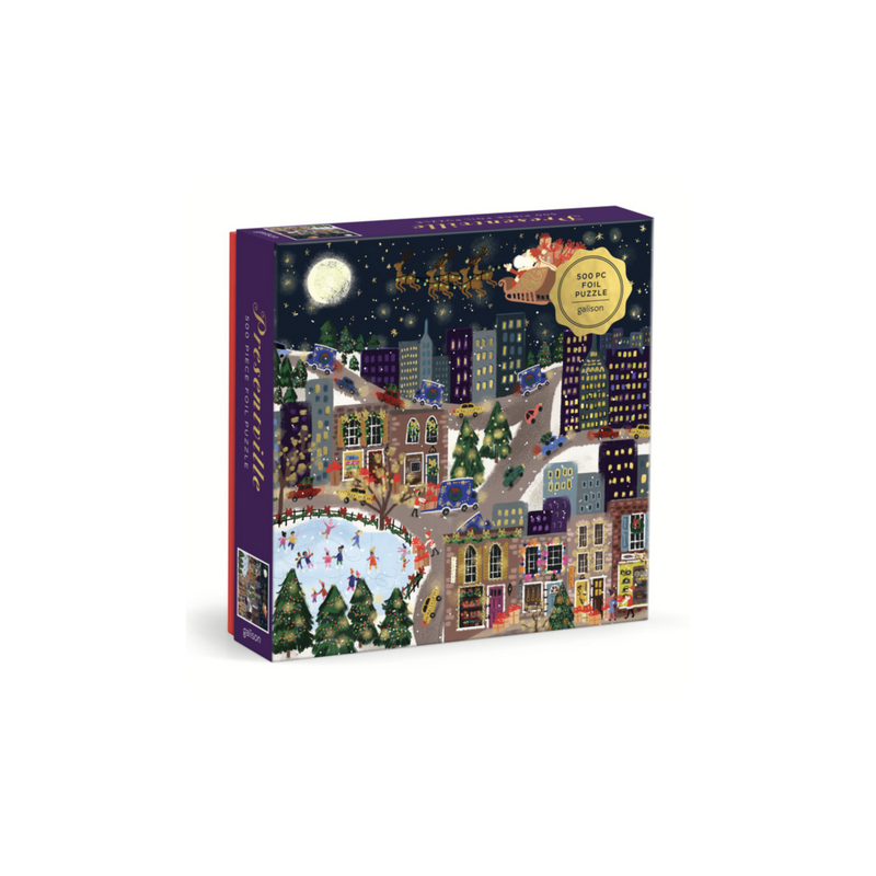 Galison: Presentville 500 Piece Foil Puzzle