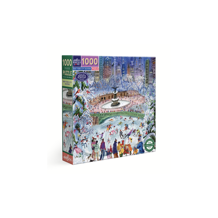eeboo New York City Skaters 1000 Piece Puzzle