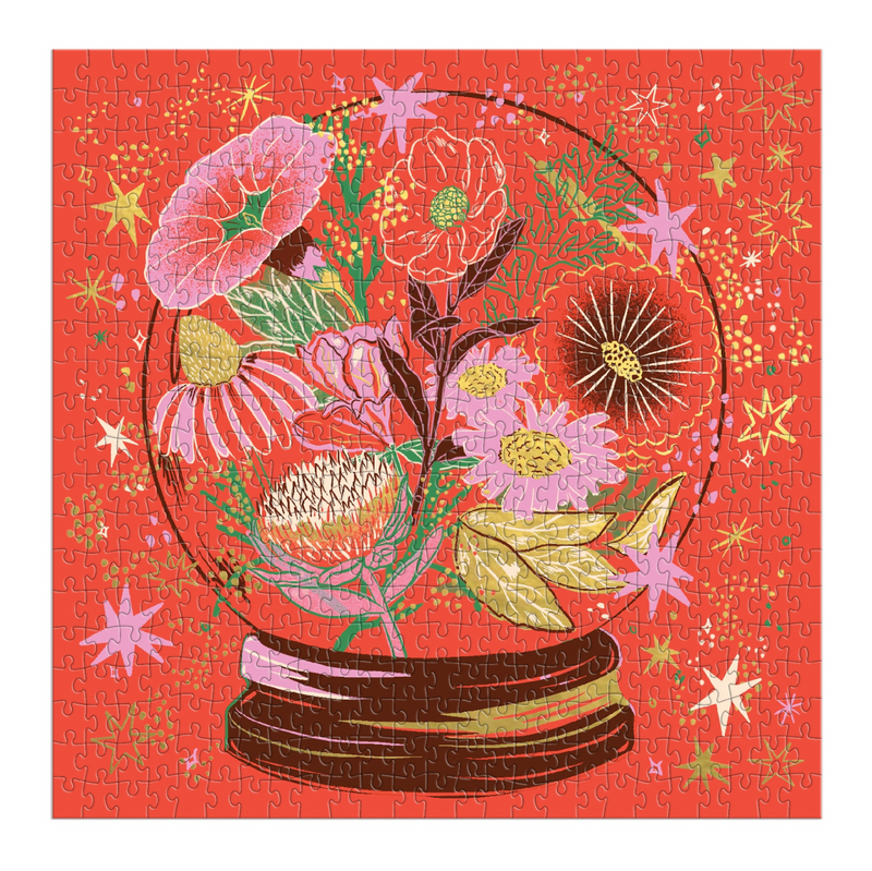 Galison: Flower Gazing 500 Piece Foil Puzzle