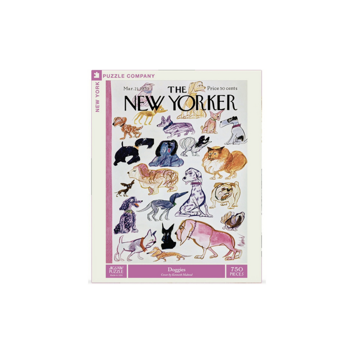 New York Puzzle - Doggies 750 Piece Puzzle