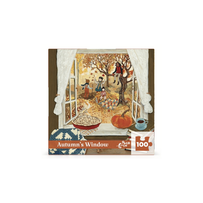 New York Puzzle - Autumn's Window Mini | 100 Piece Puzzle