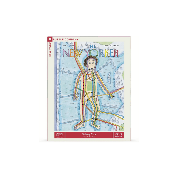 New York Puzzle - Subway Man 500 Piece Puzzle