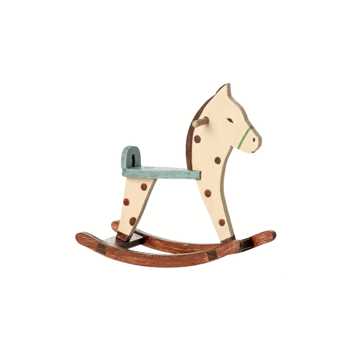 Maileg Rocking horse, Mouse - Spotted