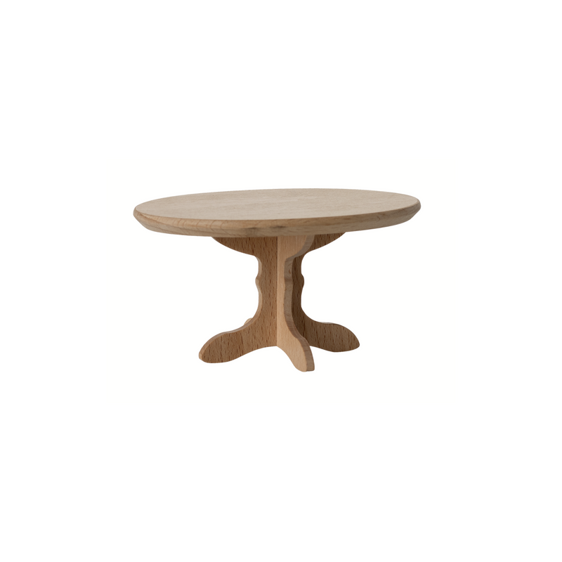 Maileg Oval dining table, Mouse - Nature