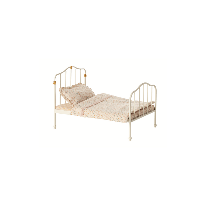 Maileg Vintage Bed, Mouse - Off-White
