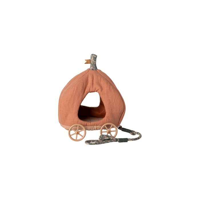 Maileg Pumpkin Carriage, Mouse
