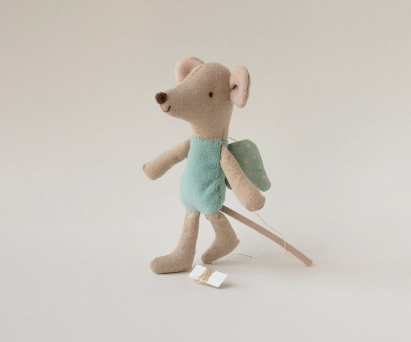 Maileg Fairy mouse, Little - Mint