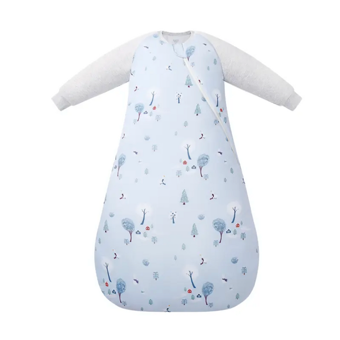 Bamboo Raglan Long Sleeve Sleep Bag | 2.5 TOG - Snow Snuggles