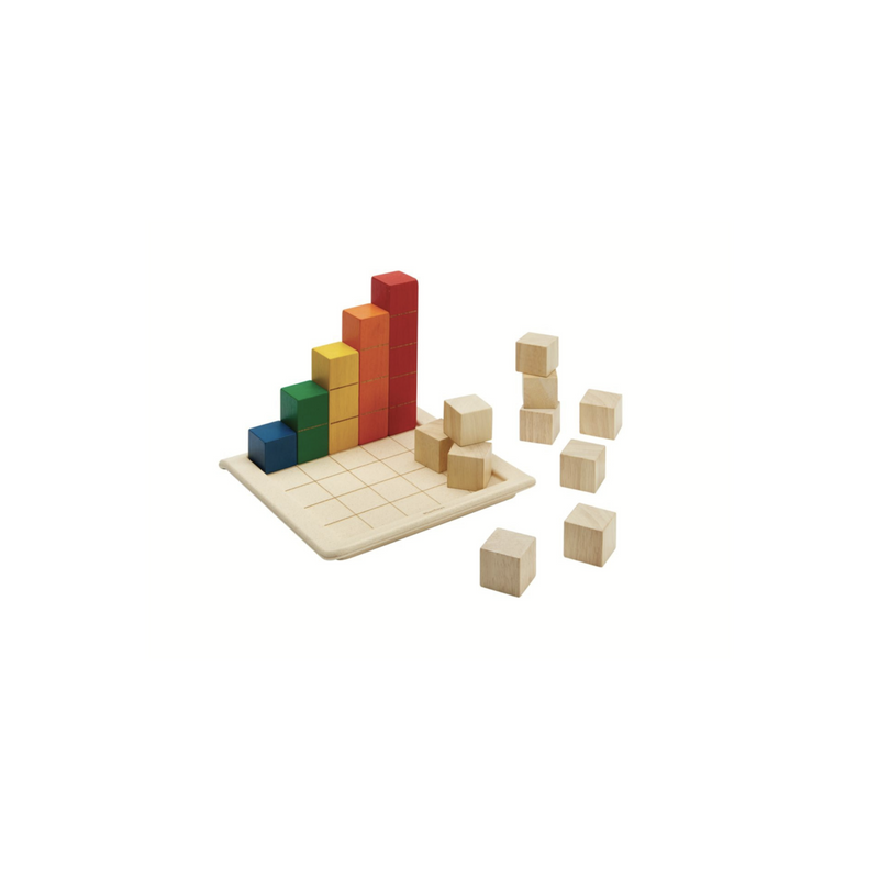Plantoys Colored Counting Blocks - Unit Plus
