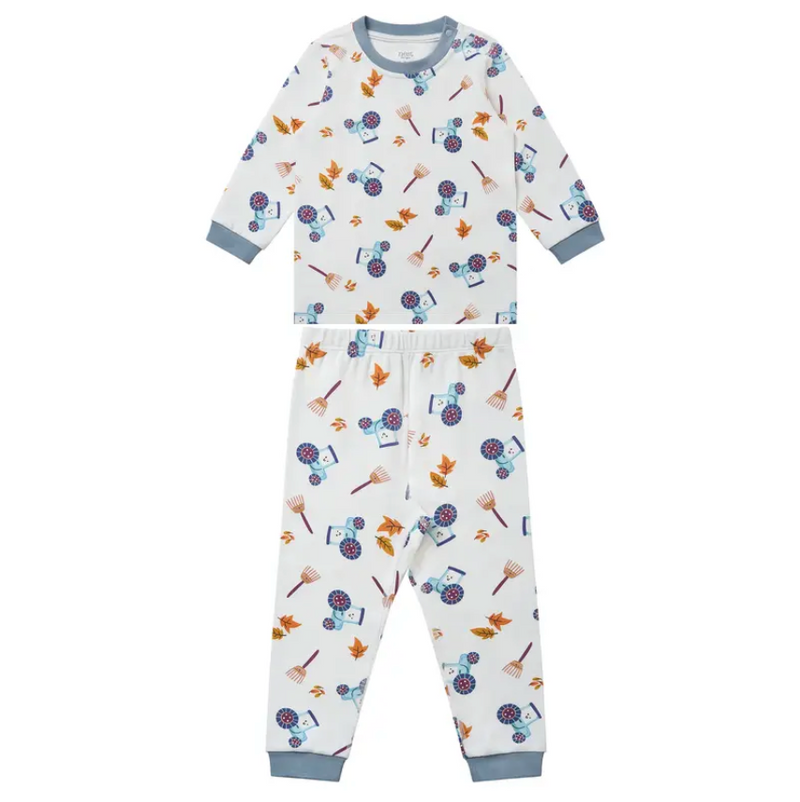 Organic Cotton Long Sleeve Two-Piece PJ Set - On The Farm