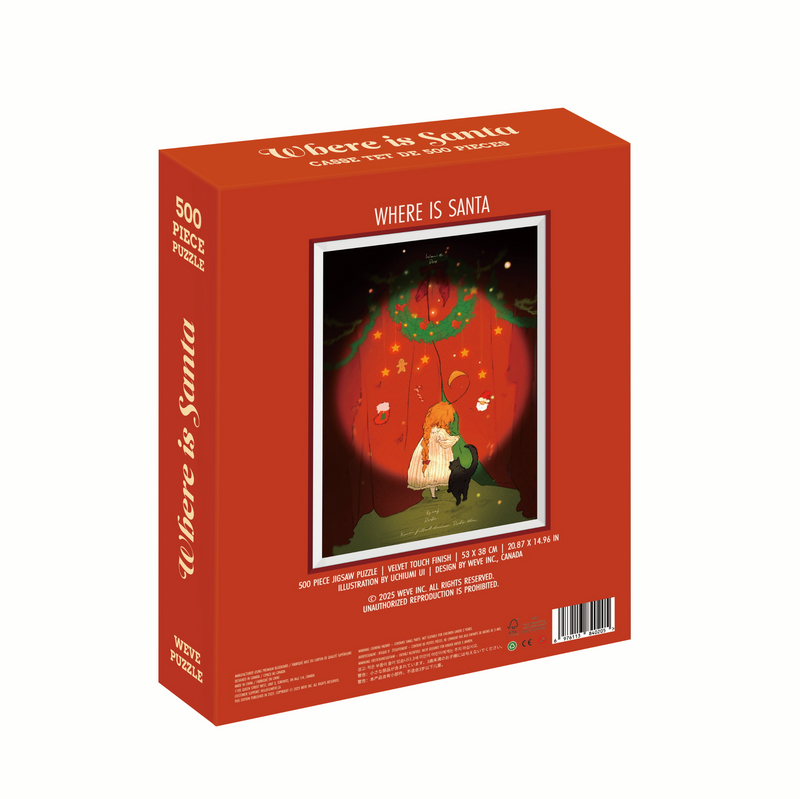 WEVE Puzzle: Where is Santa - 500 Piece Puzzle