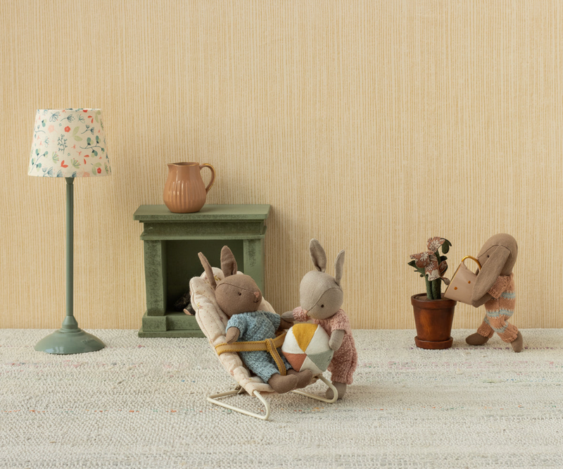 Maileg Rabbit set, Micro - Sand - Rose