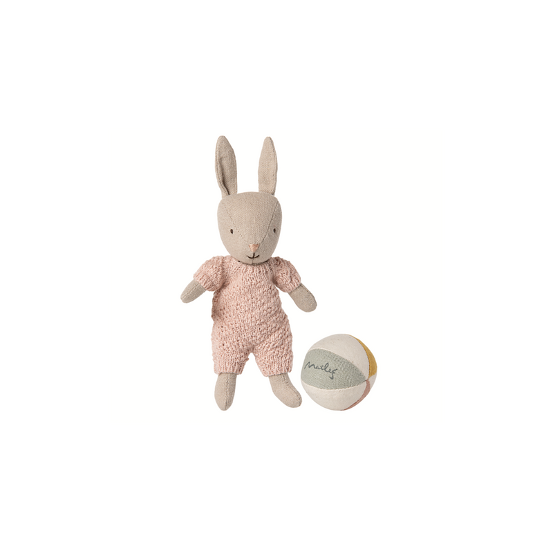 Maileg Rabbit set, Micro - Sand - Rose
