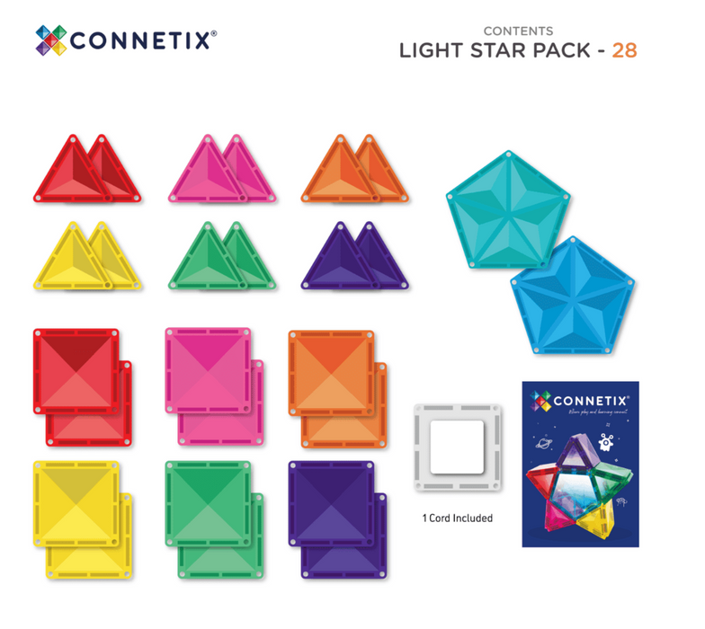 Connetix Light Star Pack 28 pc