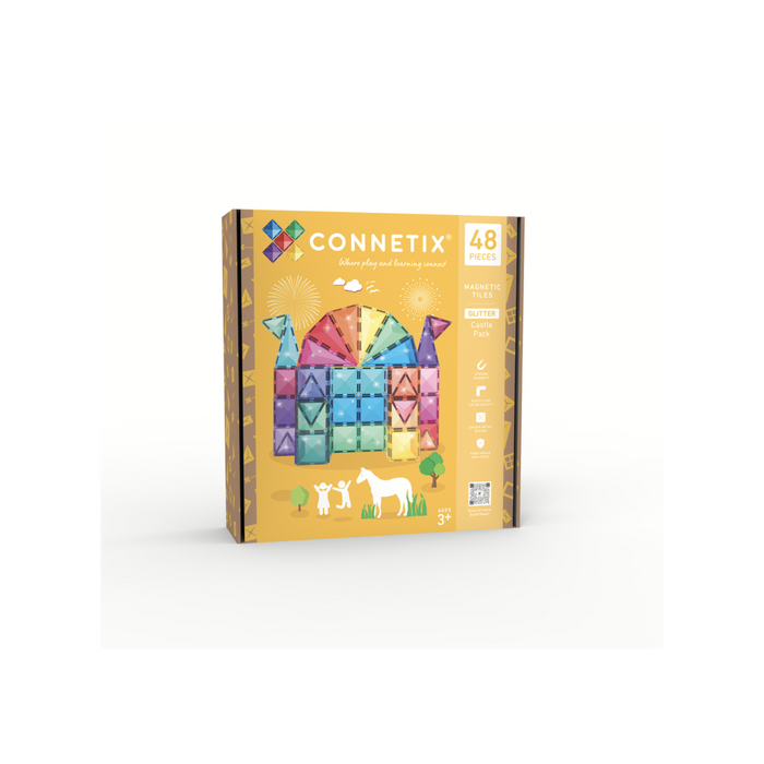 Connetix Glitter Castle Pack 48 pc