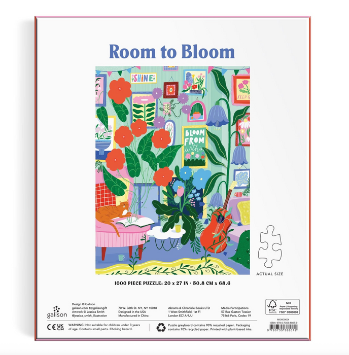 Galison: Room to Bloom 1000 Piece Puzzle