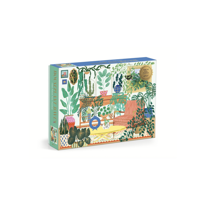 Galison: Houseplant Haven 1000 Piece Foil Puzzle