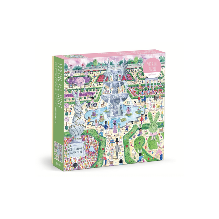 Galison: Michael Storrings Spring Egg Hunt 500 Piece Puzzle