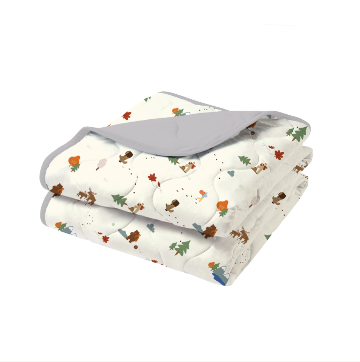 Bamboo Jersey Small Cozy Blanket - Timber
