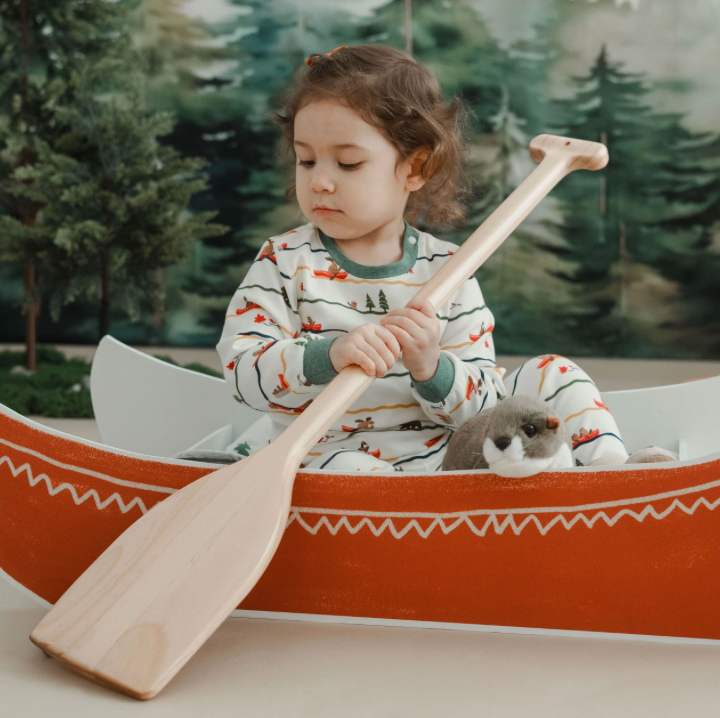 Organic Cotton Long Sleeve Two-Piece PJ Set - Canoe Do It