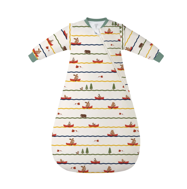 Organic Cotton Removable Sleeve Sleep Bag | 1.0 TOG - Canoe Do It